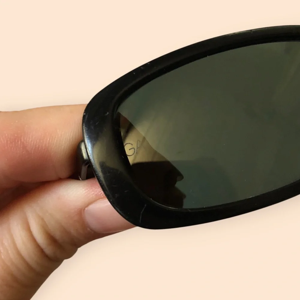 Giorgio Armani Occhiali Da Sole 677 706 135 Vintage 90s Sunglasses Italy Black